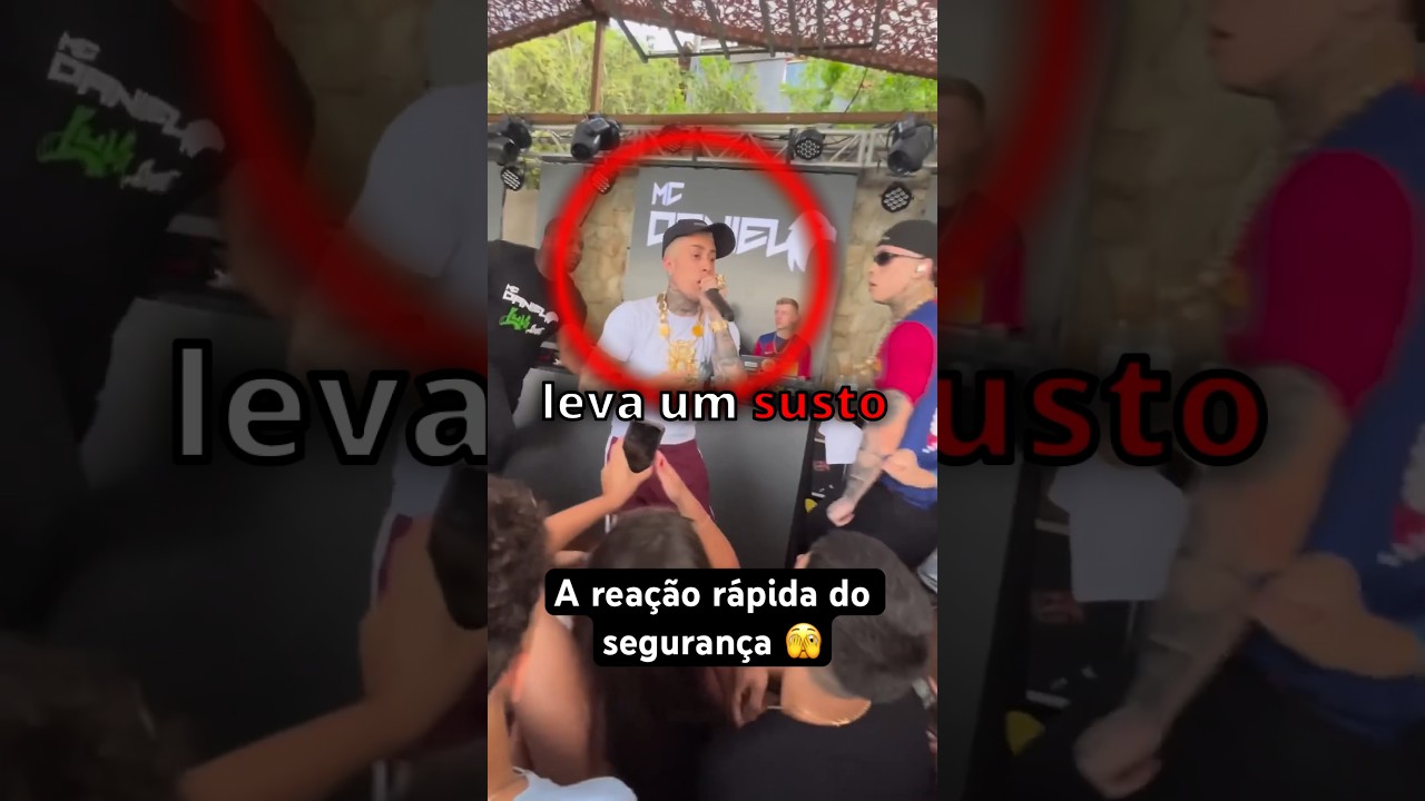 Mc Daniel ASSUSTADO com um f&atilde;..