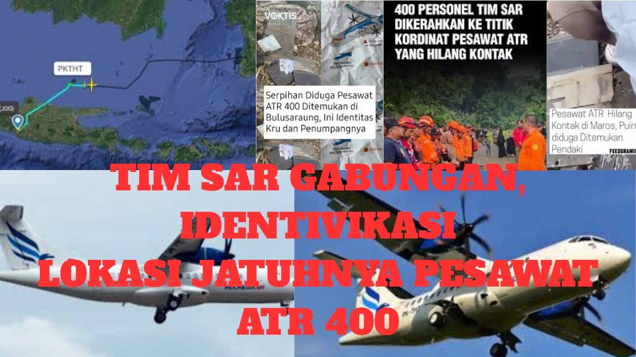 Dentuman Keras di Gunung Lapihao: Titik Jatuh Pesawat Indonesia Air Transport Ditemukan?