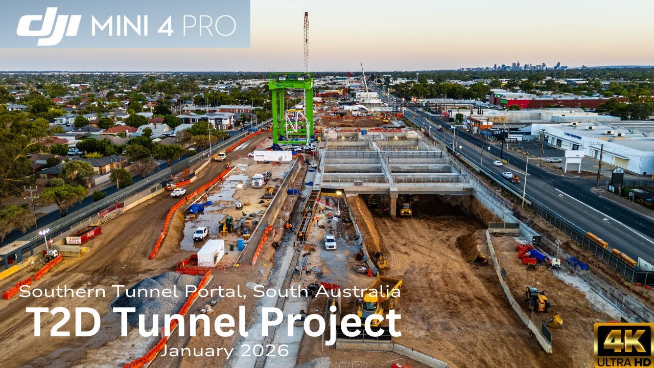Torrens to Darlington (T2D) Project - South Tunnel Portal I January 2026