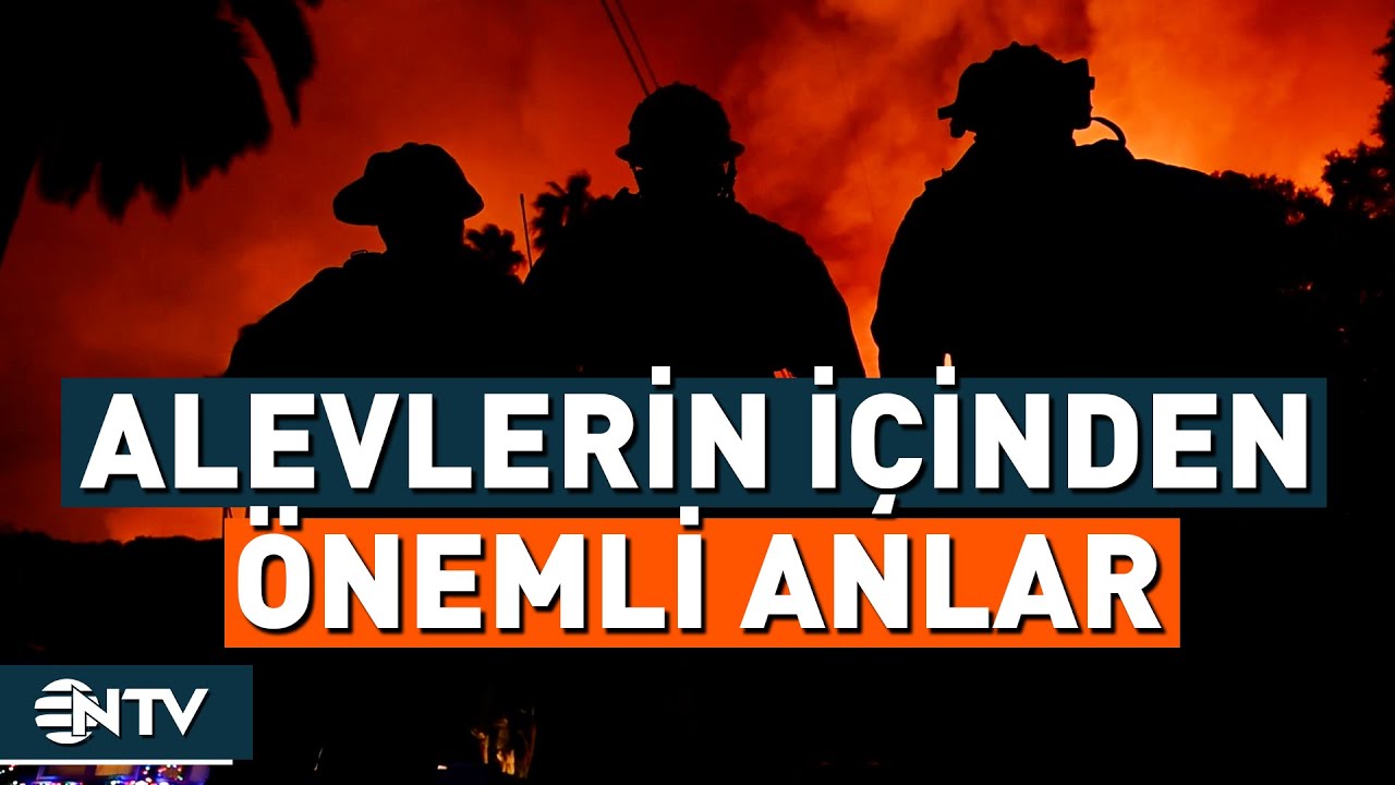 Los Angeles Yangının Boyutunu Gözler Önüne Seren Tüyler Ürpertici Görüntüler! | NTV