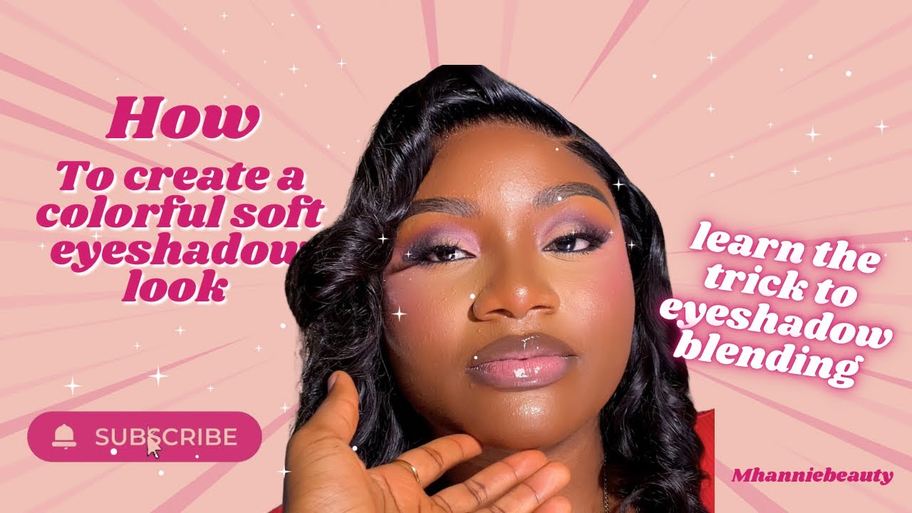 How to create a colorful soft eyeshadow look
