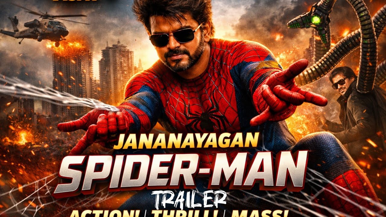 SPIDER-MAN × JANANAYAGAN TAMIL TRAILER 🔥💥