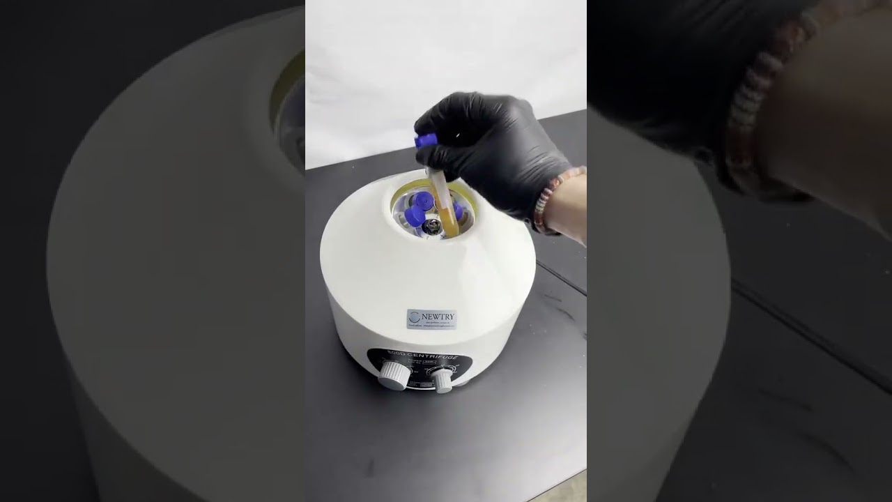 Centrifuging random things #chemistry #centrifuge #science