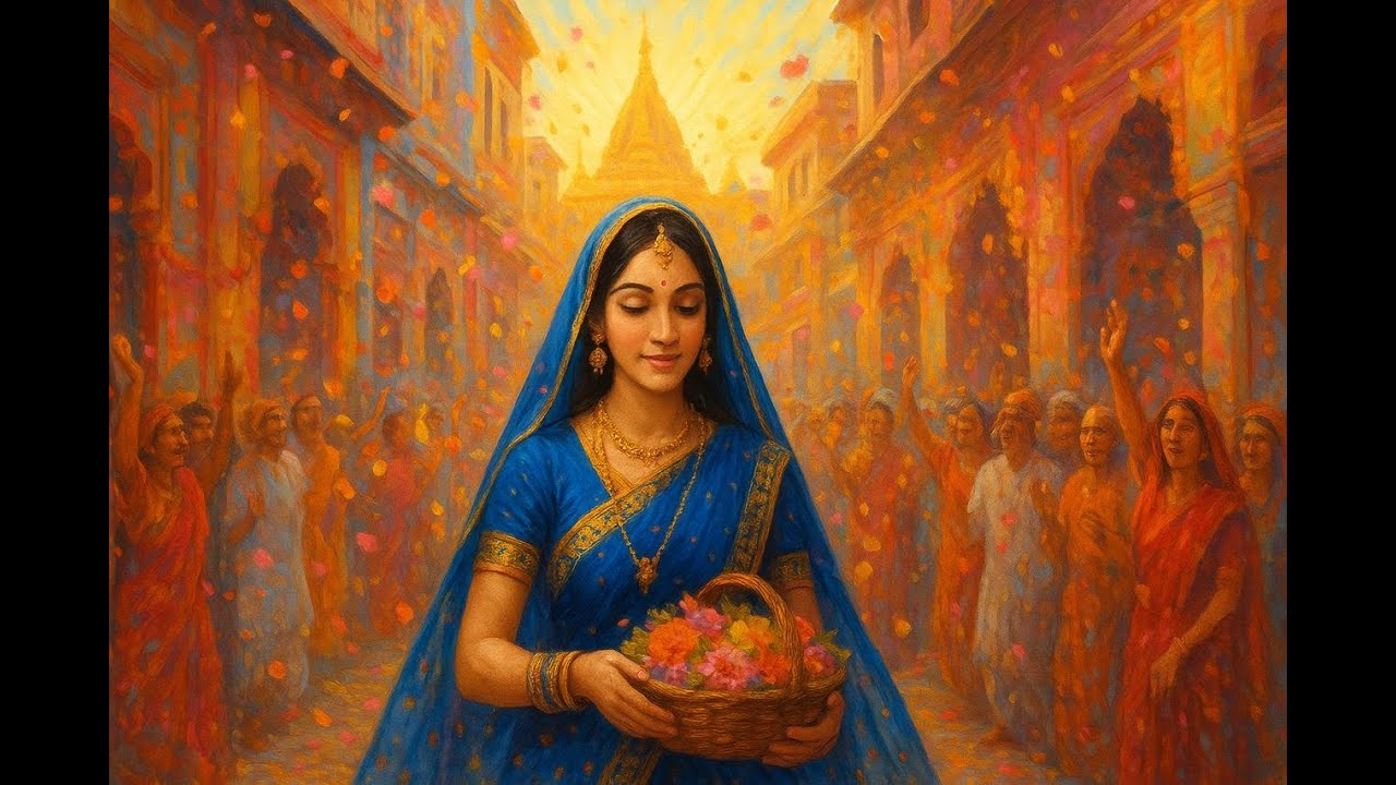 वृंदावन में मन ठहर गयो रे#krishna#devotional#bhaktisong#love #meerabhajan#radharani #krishnabhajan