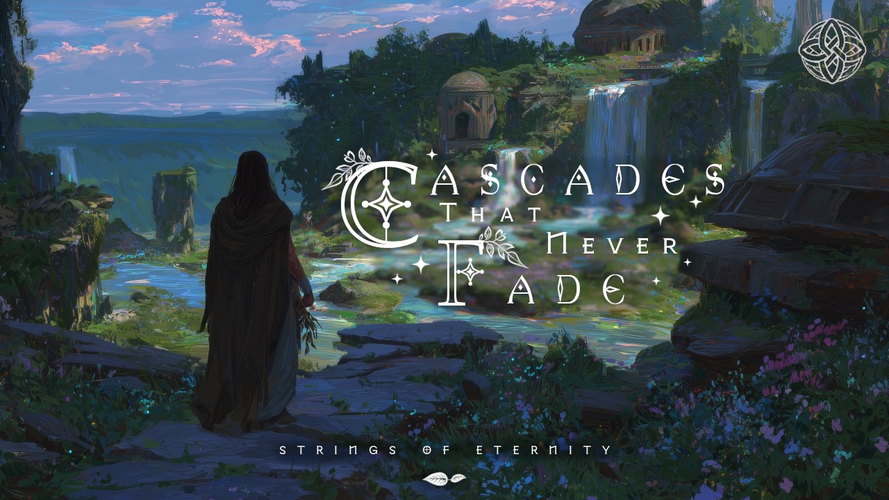 Cascades that Never Fade | Fantasy Celtic Ambience | Relaxing Music [No Ads]