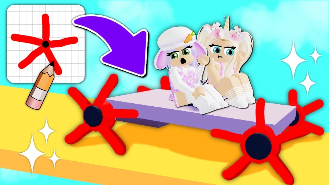 РИСОВАНИЕ КОЛЕСА. Обби с IamSanna! (Roblox)