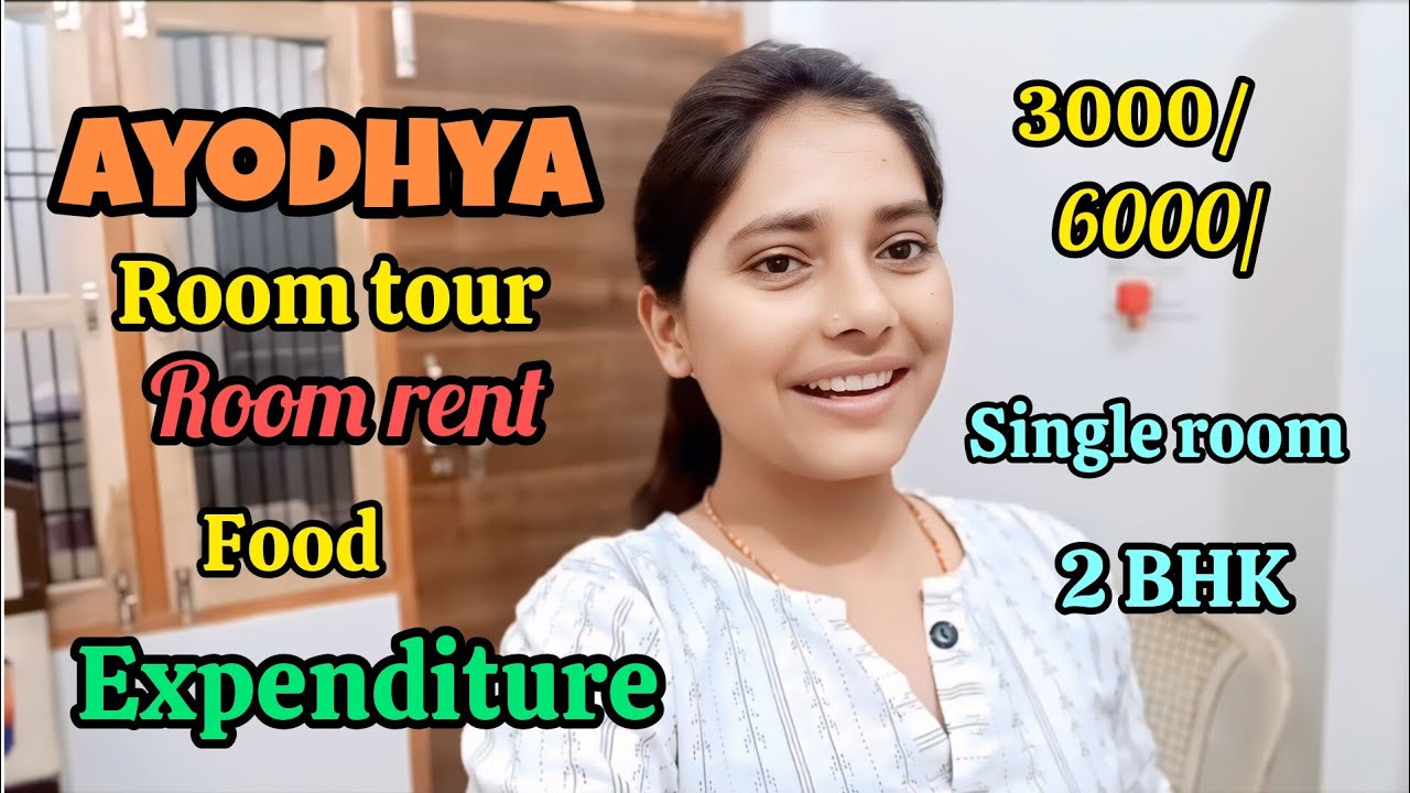 My Ayodhya room tour | Living cost and expenditure | Full information🥰