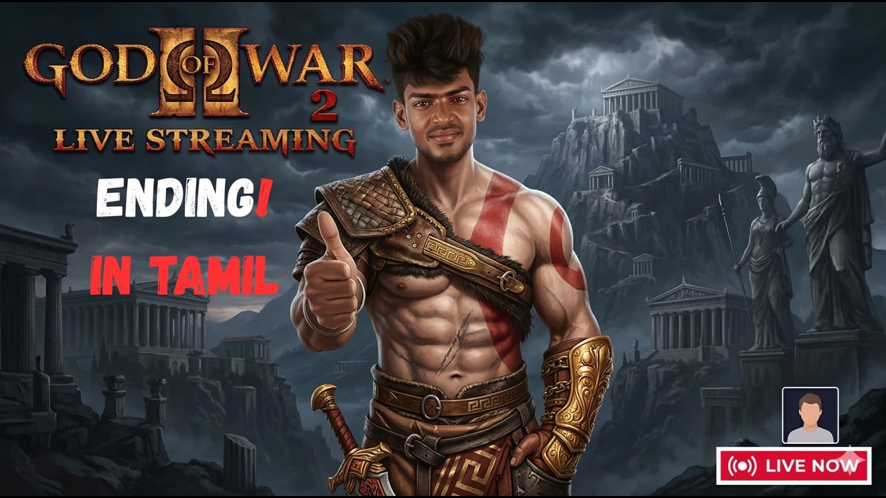 Kratos Returns! ⚔️ God of War 2 Live in Tamil | PS2 Classic Gameplay | 1080P
