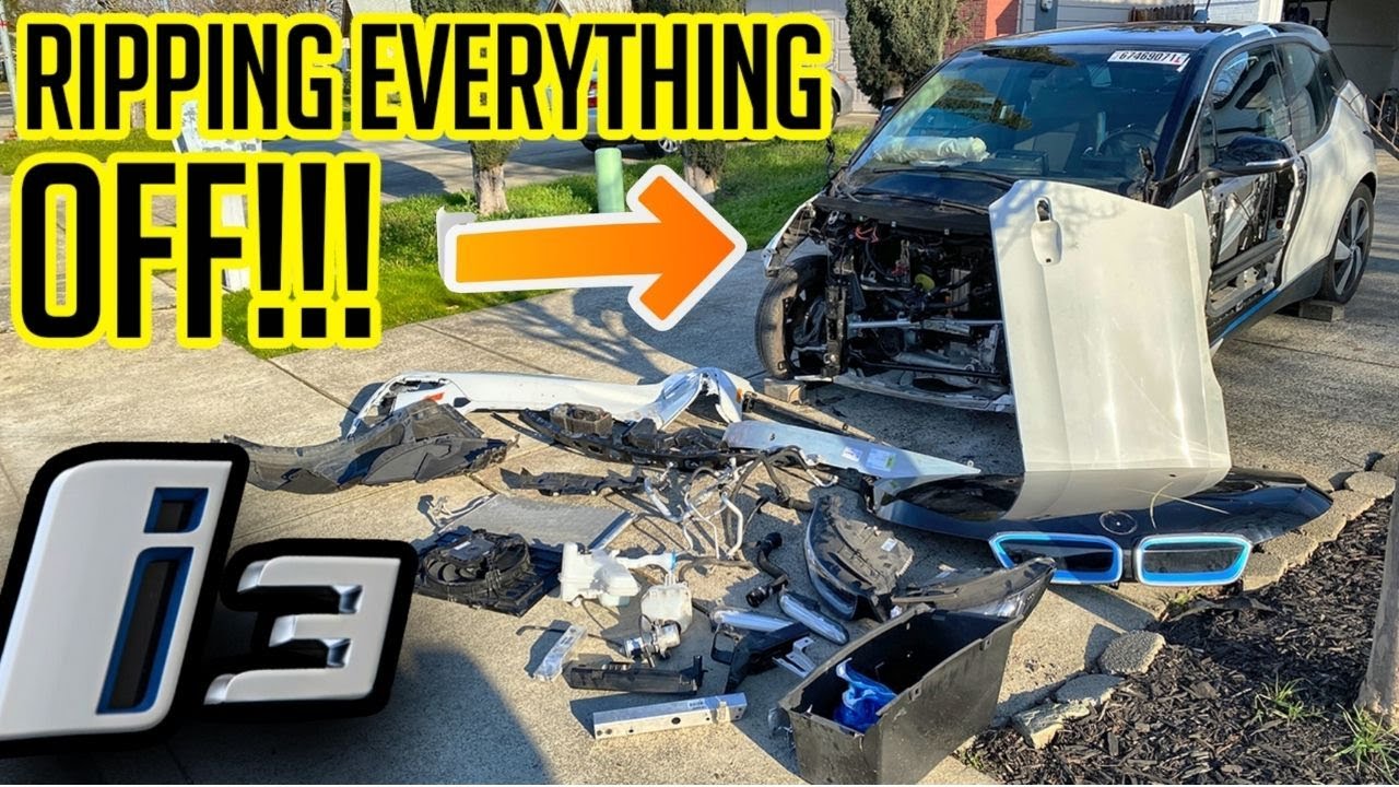 TEARING DOWN THE 2019 BMW I3 REX TO FIND HIDDEN DAMAGE!