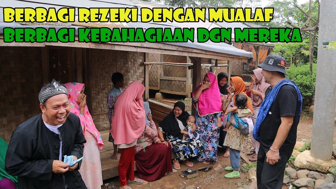Berbagi Rezeki Dengan Mualaf, Berbagi Kebahagiaan Dengan Mereka. Sungguh Indah Membantu Sesama.