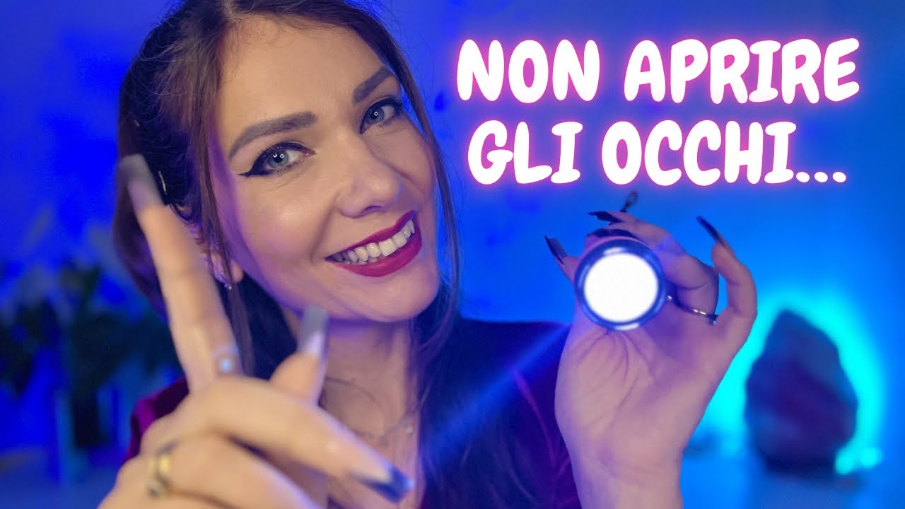 ASMR ITA SEGUI LE MIE ISTRUZIONI ad Occhi Chiusi per Dormire Subito