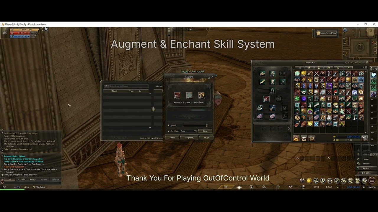 How to Use Augment and Enchant Skill System | Lineage 2 Guide