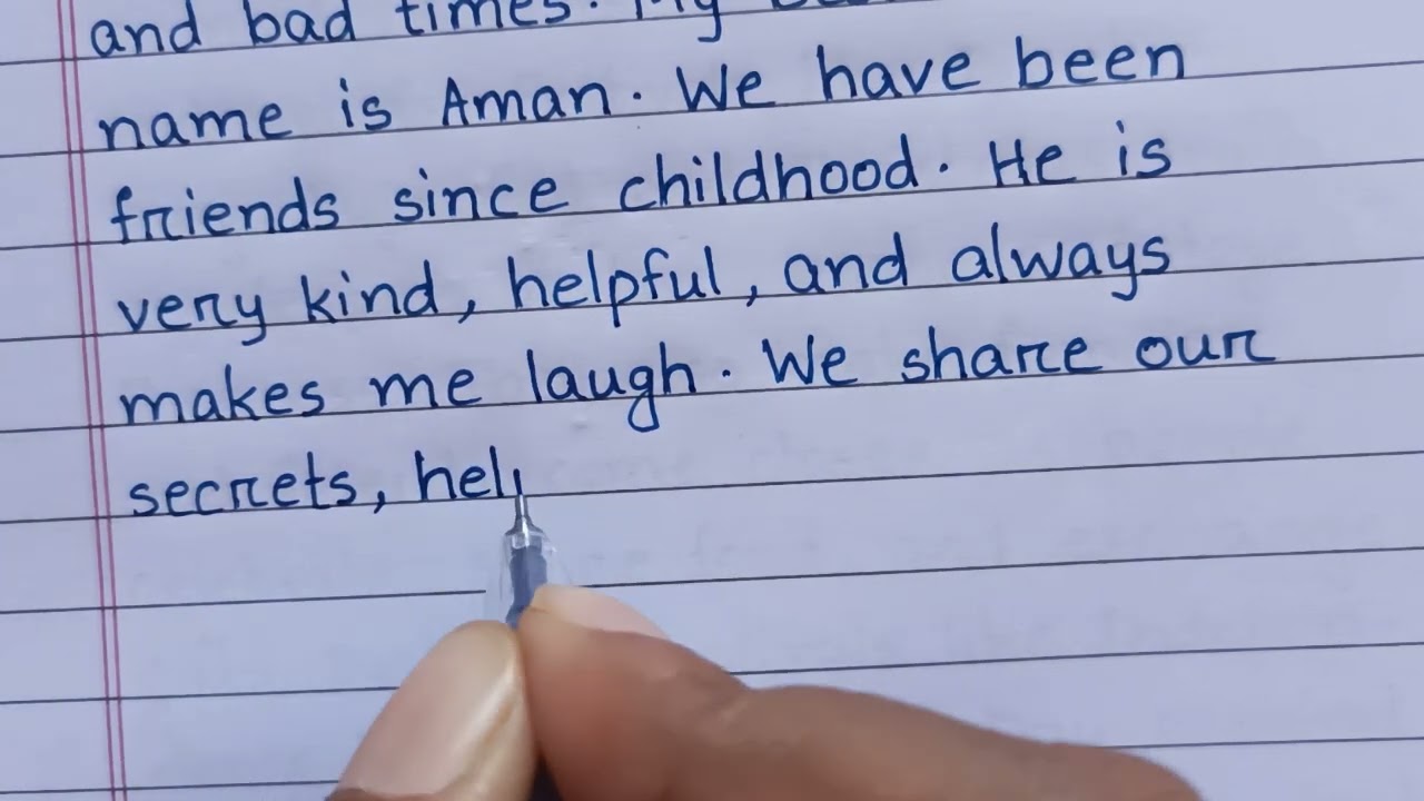 Essay on My Best Friend