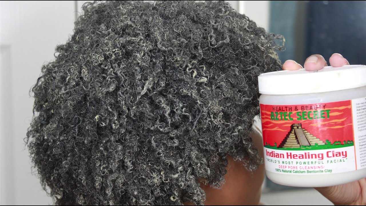 How I Defined My NATURAL 4C Curls Using Bentonite Clay | Aztec Healing Clay Mask