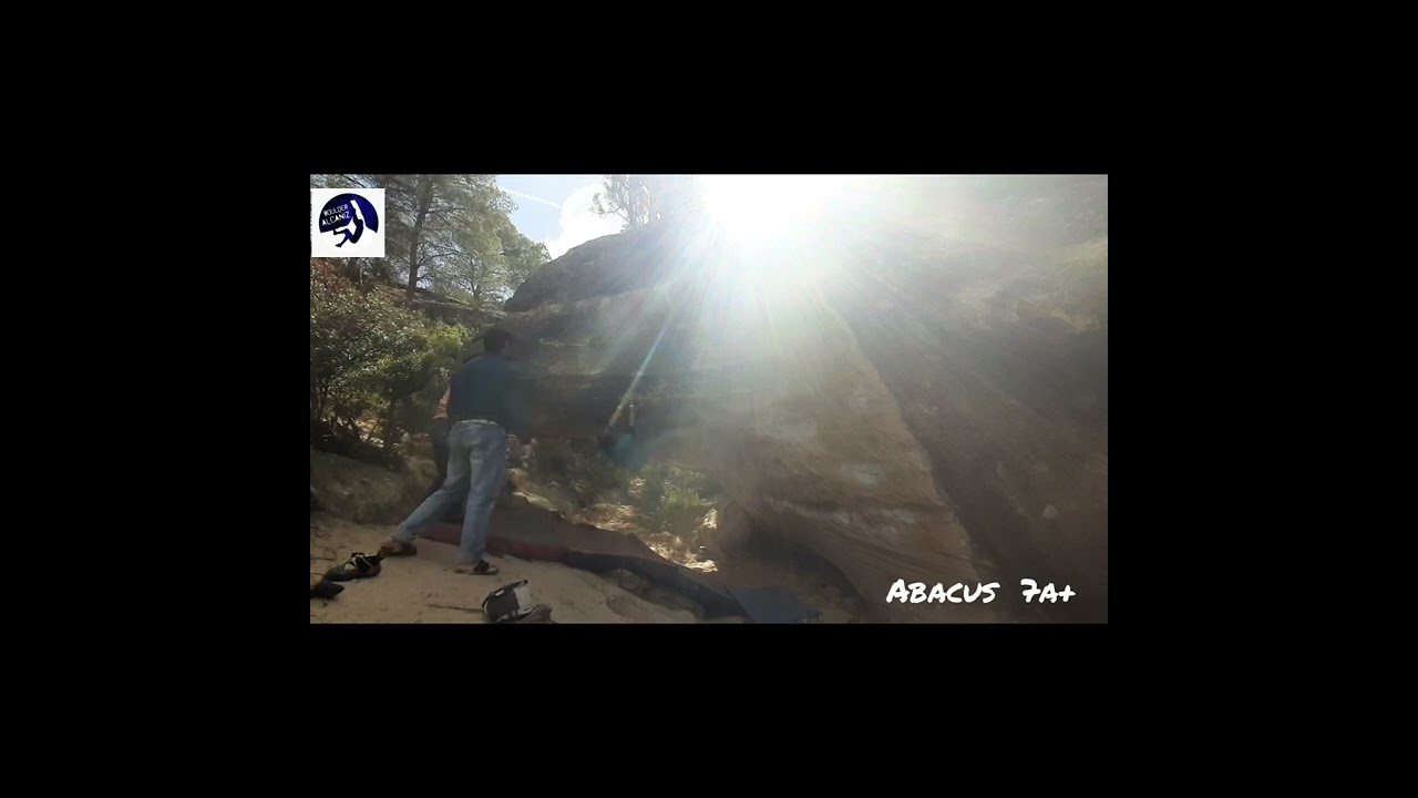 Boulder Alcañiz - Pêche Melba - Abacus 7a+