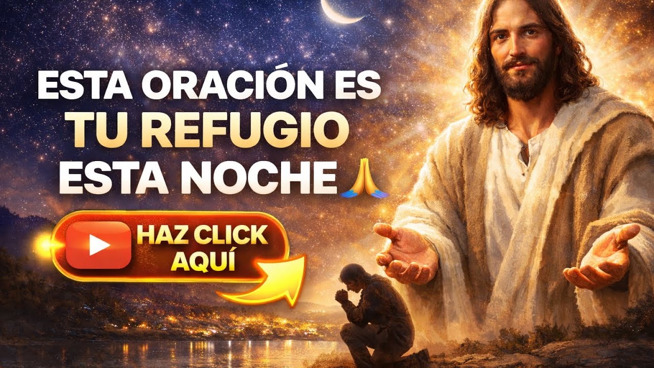 SI HOY FUE UNA BATALLA | ESTA ORACIÓN ES TU REFUGIO ESTA NOCHE 🙏 #OraciónDeLaNoche #oraciónpoderosa 