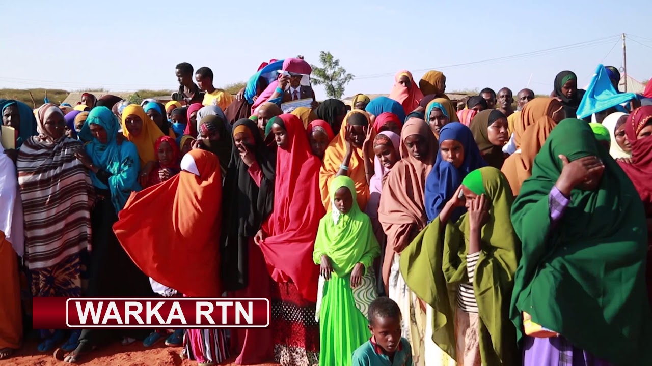 RTN TV: Madaxweynaha Soomaaliya Farmaajo oo si weyn loogu soo dhoweeyay Guriceel.