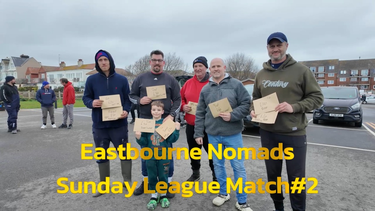 Tough fishing, but lots of banter -Eastbourne Nomads Sunday League Match #2