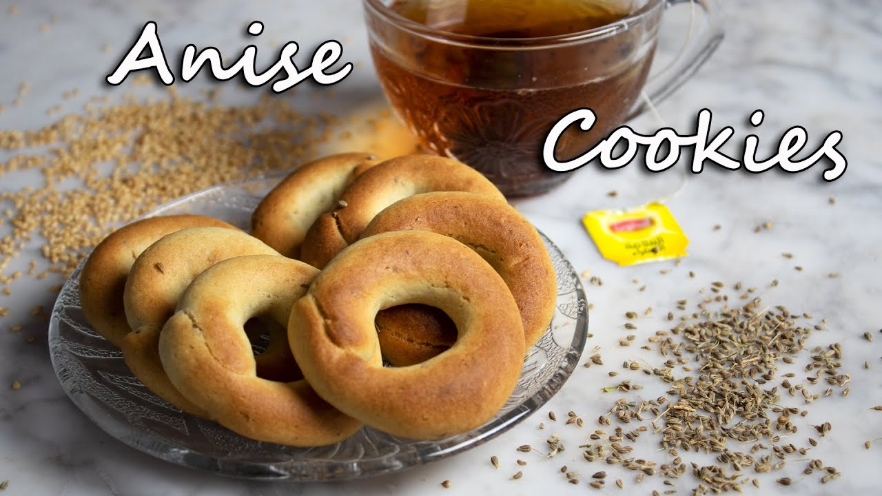 Easy Anise Cookies Recipe| Lebanese Kaak bl Yansoun - Review / كيفية عمل الكعك باليانسون - سهل وسريع