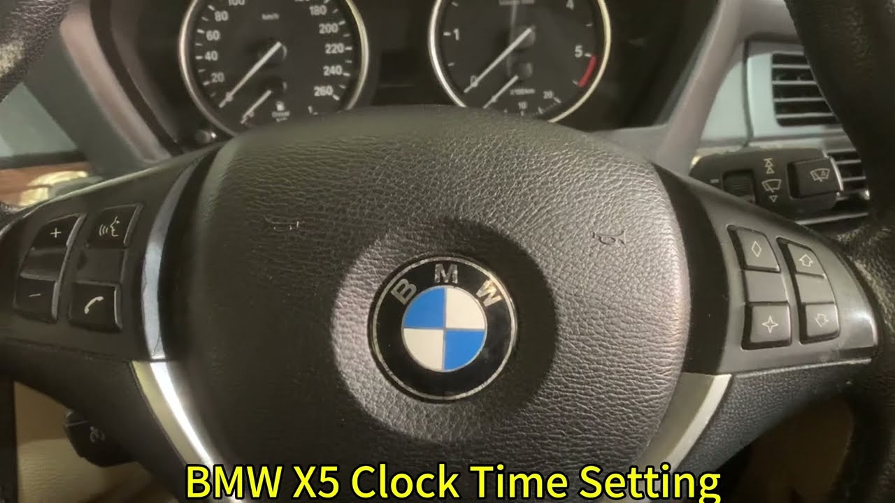 BMW X5 E70 (2007 - 2013) SET THE CLOCK/DATE🕕
