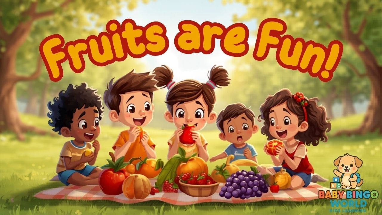 Fruits Name for Kids | Learn Fruits with Pictures | Baby Bingo World