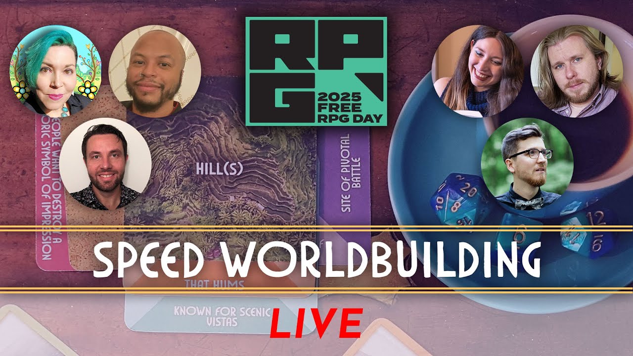 SPEED WORLDBUILDING ⏰⚡🌎⚒️ for Free RPG Day