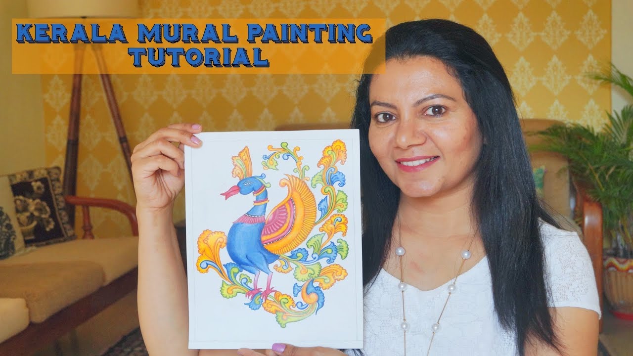 Kerala Mural Painting Tutorial | Traditional Indian Art Form