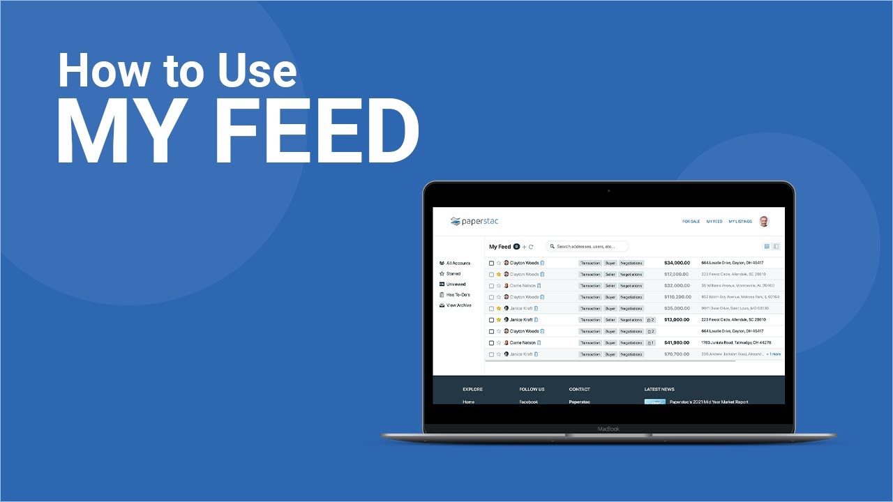 How To Use My Feed on Paperstac
