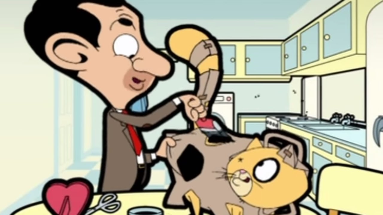 Cat Paint Job |  Mr. Bean Official Cartoon