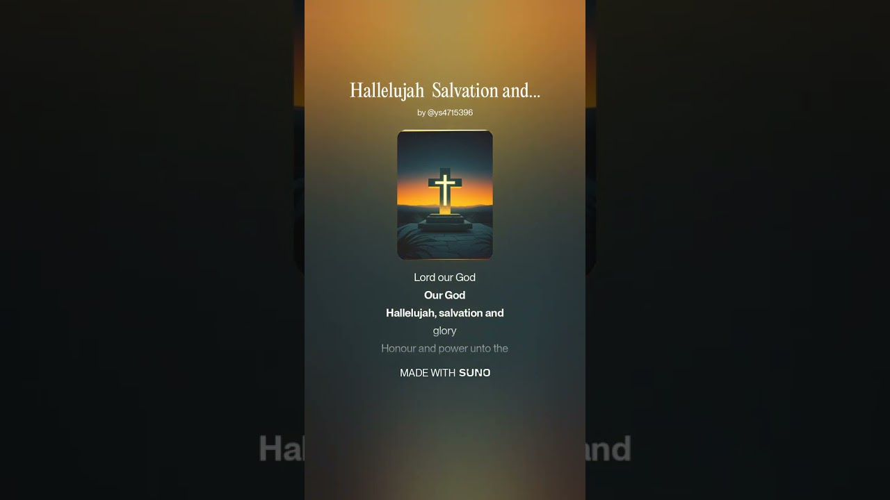 Hallelujah  Salvation and Power