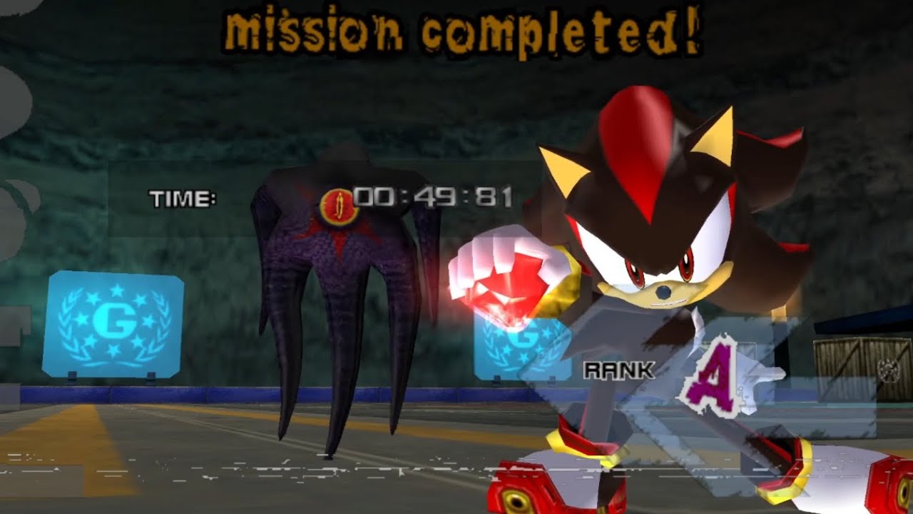 Sonic and Diablon (G.U.N Fortress) A-Rank - Shadow the Hedgehog: Reloaded 1.0