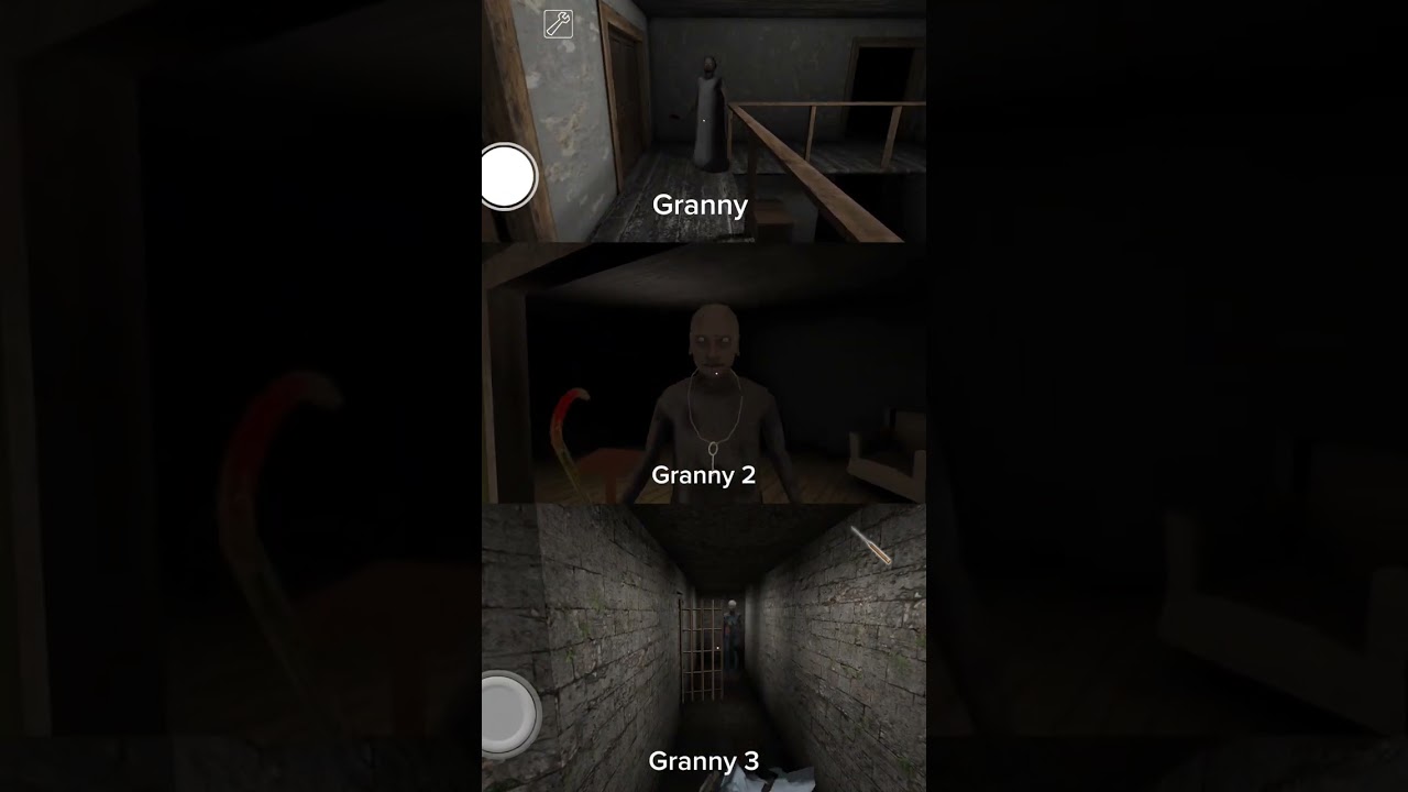 Granny Granny 2 Granny 3 Extreme Mode Hit Scene #granny #grannygame #grannymode #gaming