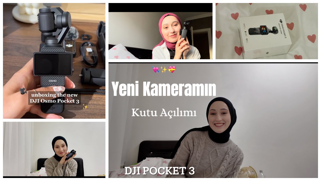 Yeni Kameram Kutu Açılımı ( DJI Osmo Pocket 3 ) Heyecanıma Ortak Olun 💘✨