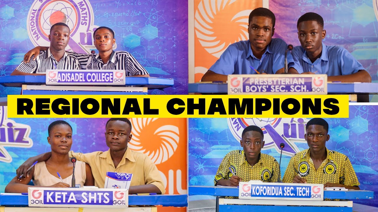 REGIONAL & ZONAL CHAMPIONS OF NSMQ 2024 IN GHANA