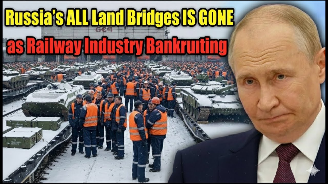 Russia's ALL Land Bridges IS GONE as Railway Industry Bankrupting