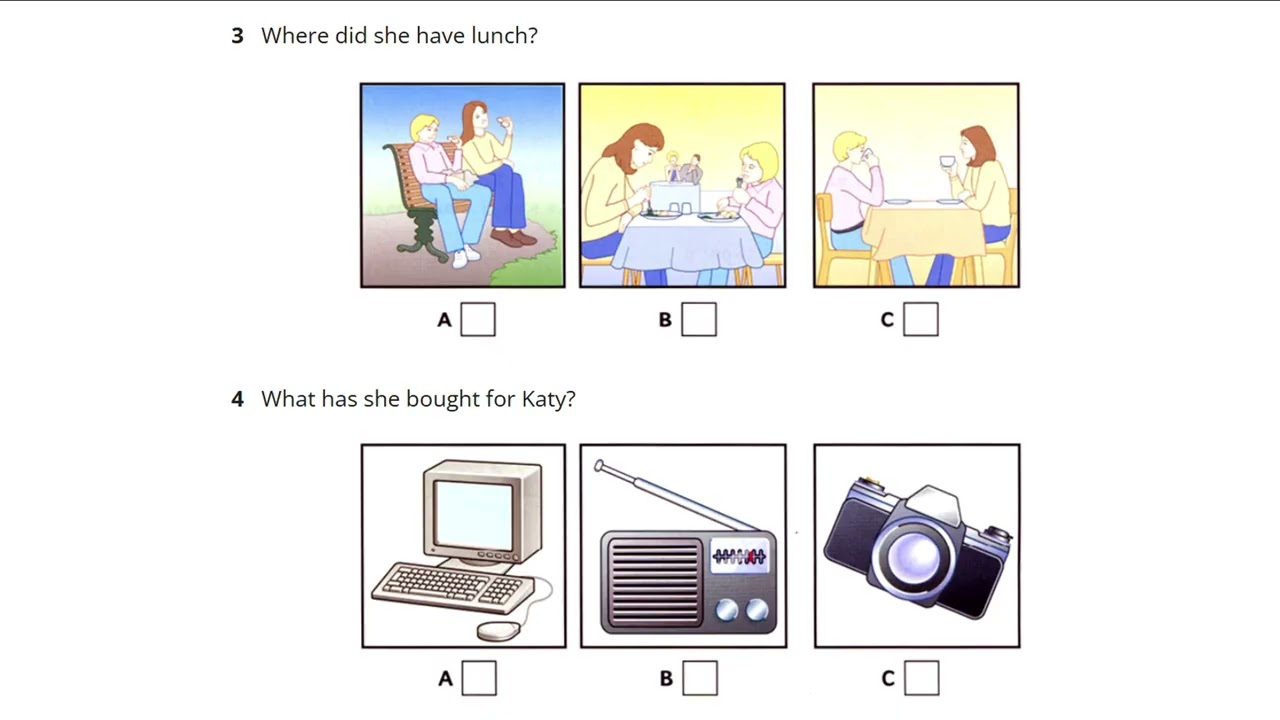 A2   LISTENING FOR DAILY CONVERSATIONS   TEST 1 2