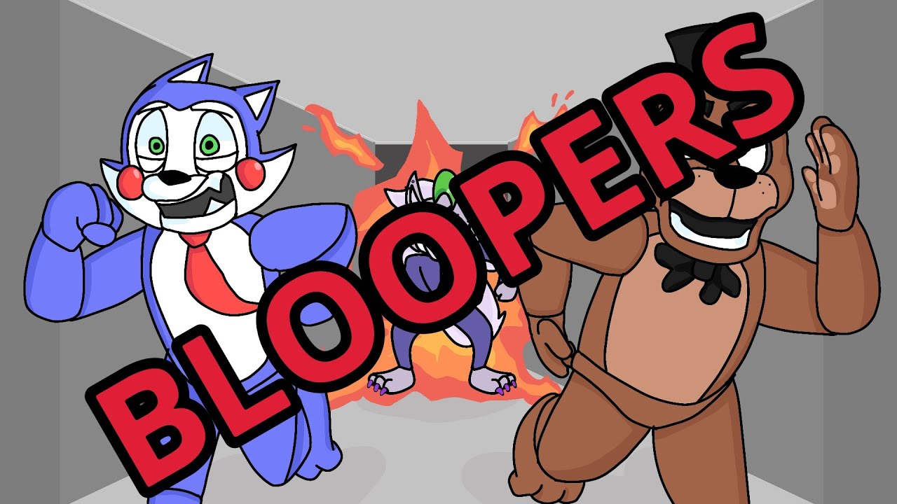 [FNAF/FFS] Freddy and Candy escape prison BLOOPERS!