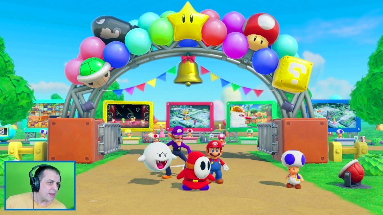 SUPER MARIO PARTY con Edu, Aby, Ángel y Marta...que gana siempre!! grrr