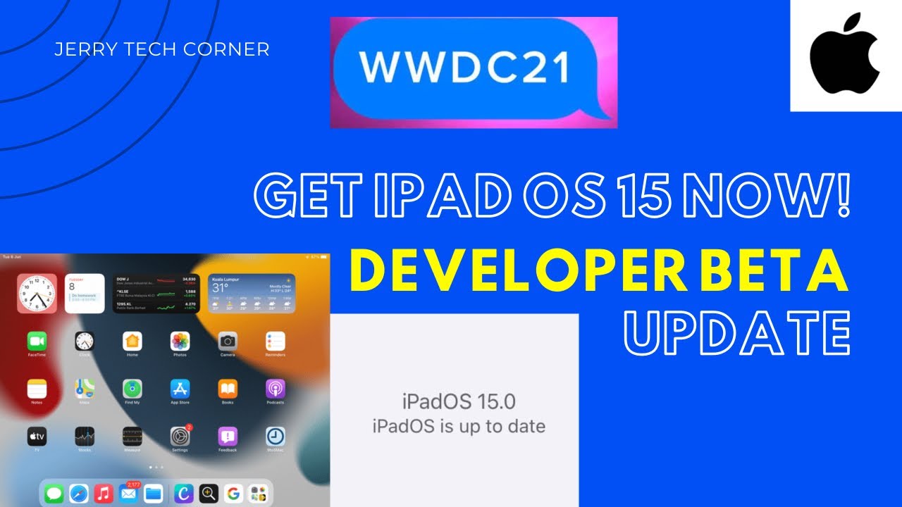 How to install iPad OS 15 Developer beta No Computer! ( In 5 Minutes)