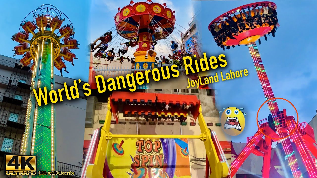 Все аттракционы Joyland Lahore || Парк развлечений Joyland Lahore || Крепость Joyland Lahore #Joy...