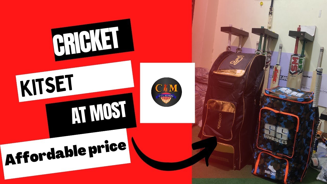 Full Cricket kitset at only Nrs 13,000 || Cricket shop Nepal || Cricket kitset || Cricmandu shop
