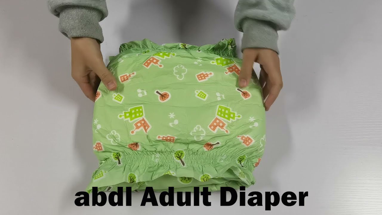 New Pattern ABDL Adult Diaper,support customizable pattern,size,or any design.