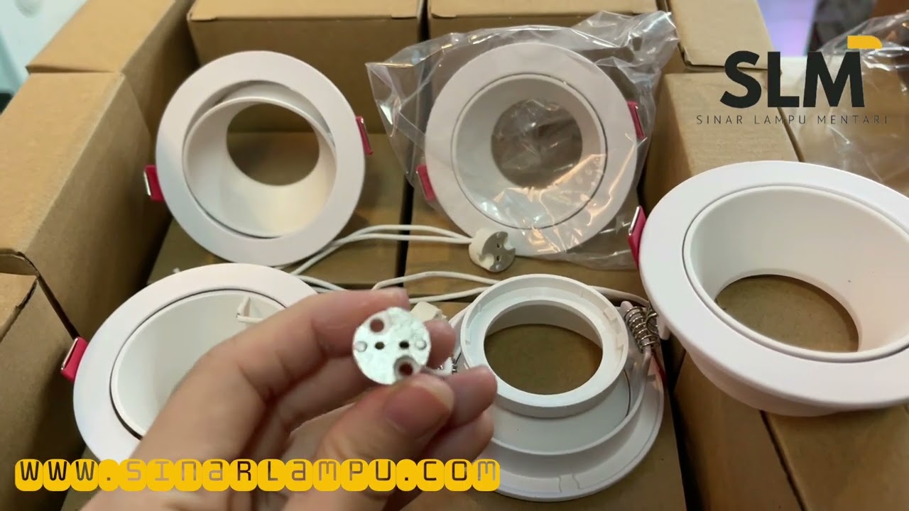 Kap Downlight Lampu MR16 Fitting Tusuk