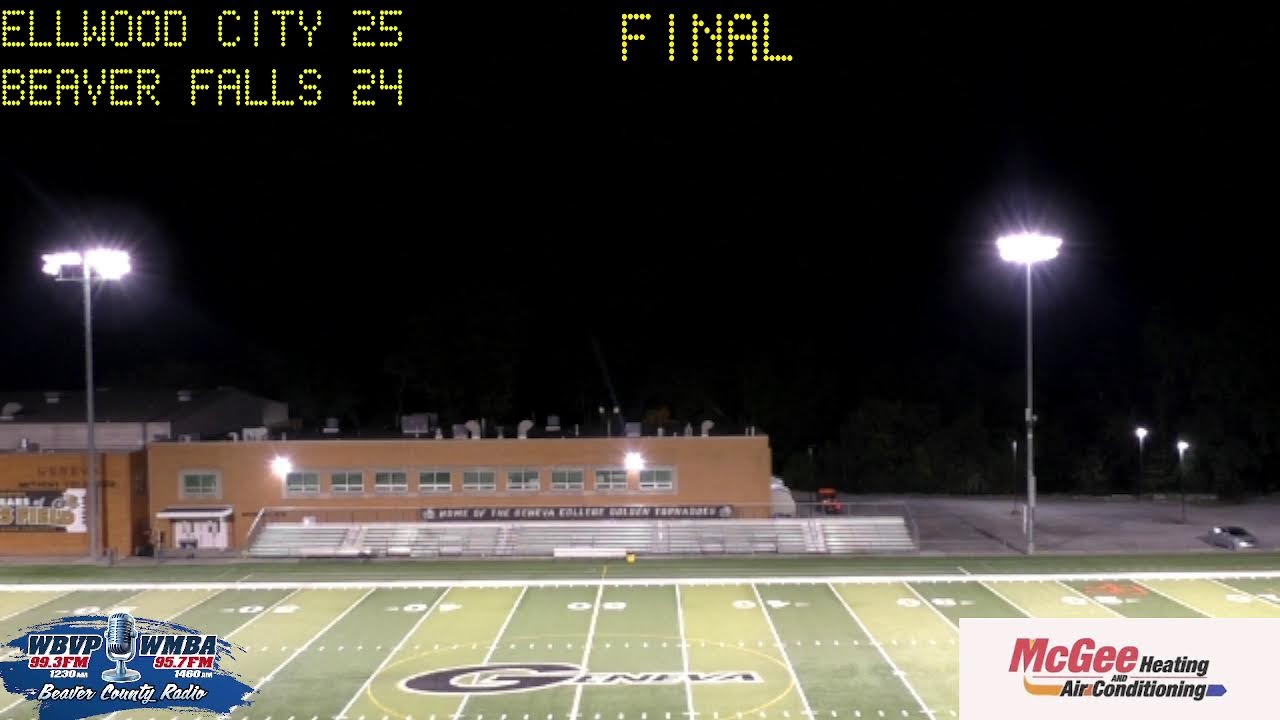 Ellwood City vs. Beaver Falls High School Football 10/24/25
