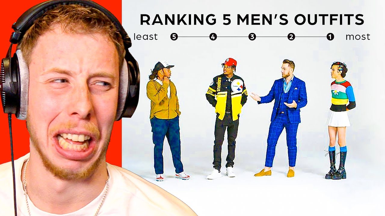 Ranking 5 Men By Fashion...