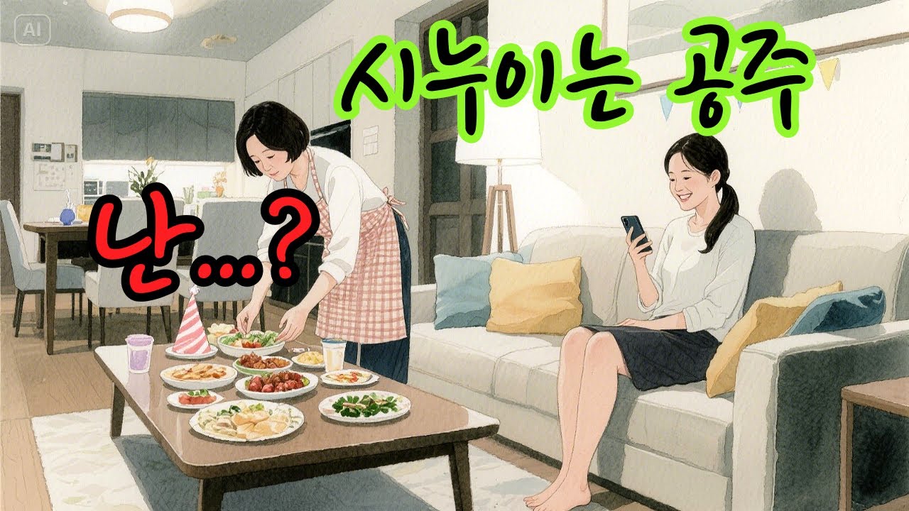 [시댁갑질] 밥상은 며느리 몫, 시누이는 핸드폰만 봤죠..