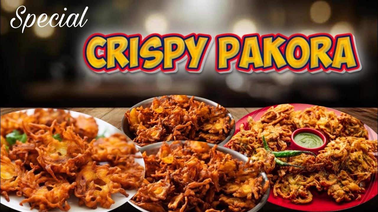 Crispy Pakoras with Homemade Pakora Mix Recipe by AJFoodAndTrends