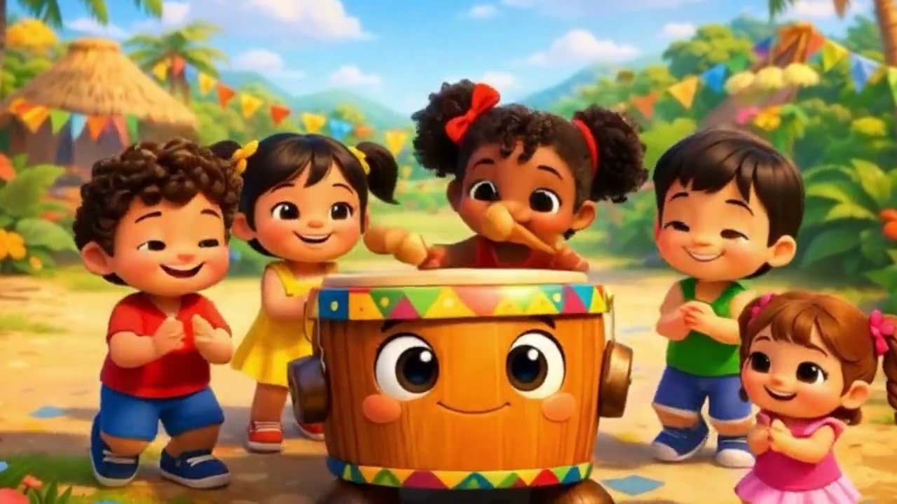 🥁Baila al son del tambor  – Canción Infantil  | Música para Niños  | Party Boom🎈