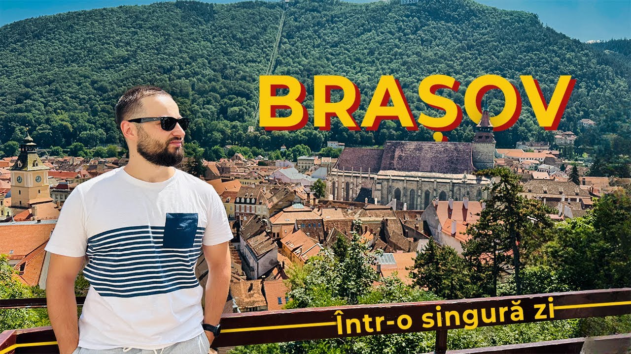 Descopăr BRAȘOVUL într-o zi, panorame 🌄 și Biserica Neagră ⛪