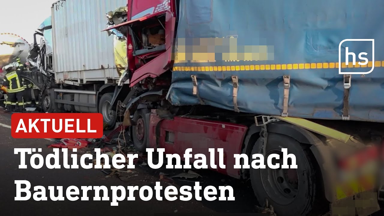 A66 bei Flieden: Lkw-Fahrer stirbt bei Auffahrunfall | hessenschau